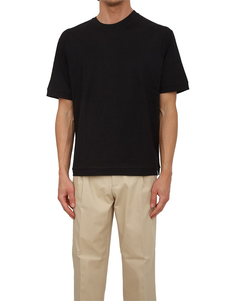 T-Shirt Paolo Pecora in cotone nero
