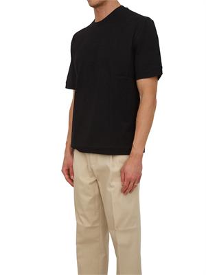 T-Shirt Paolo Pecora in cotone nero in UOMO