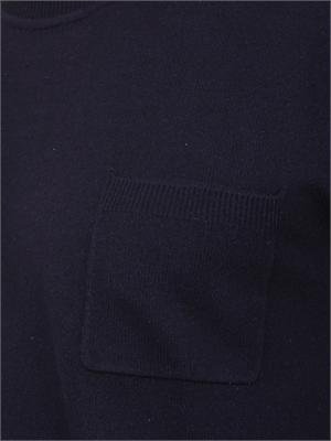 Maglia a maniche corte Paolo Pecora in seta blu in UOMO
