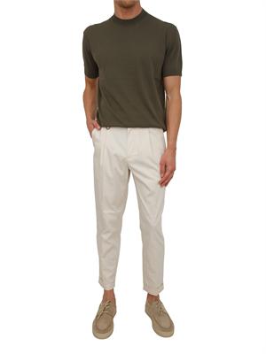 Maglia maniche corte Paolo Pecora in cotone verde in UOMO