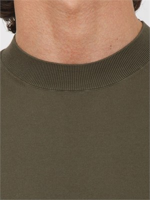 Maglia maniche corte Paolo Pecora in cotone verde in UOMO