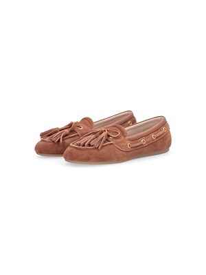Mocassini Liu Jo donna in pelle suede cuoio in DONNA