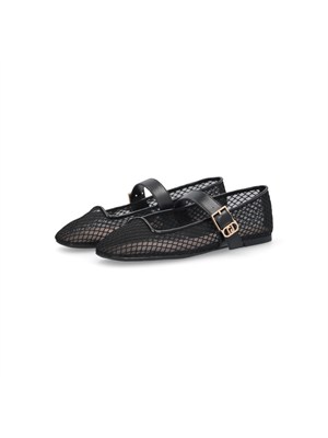 Ballerine Liu Jo donna in rete nera in DONNA