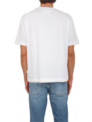 T-shirt Paolo Pecora in cotone bianco in UOMO