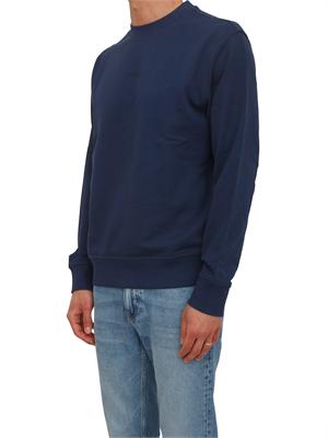 Felpa blu Boss uomo in cotone in UOMO