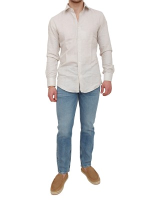 Camicia beige H-HANK-SP