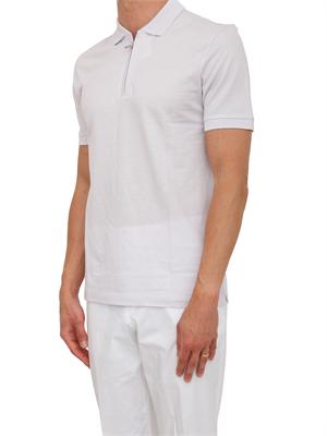 Polo BOSS uomo in cotone mercerizzato lilla in UOMO