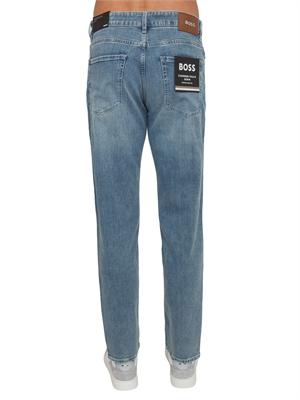 Jeans BOSS uomo in denim blu medio in UOMO
