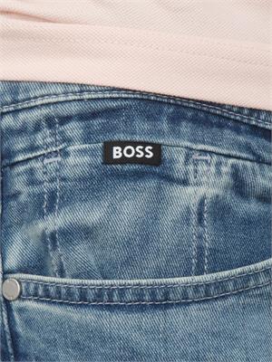 Jeans BOSS uomo in denim blu medio in UOMO