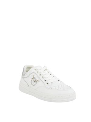 Sneakers Mandy Pinko in pelle bianca in DONNA