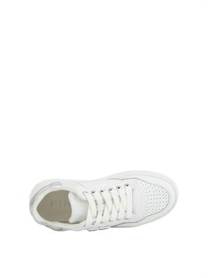 Sneakers Mandy Pinko in pelle bianca in DONNA
