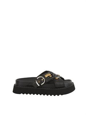 Sandali Kate Pinko in pelle nera in DONNA