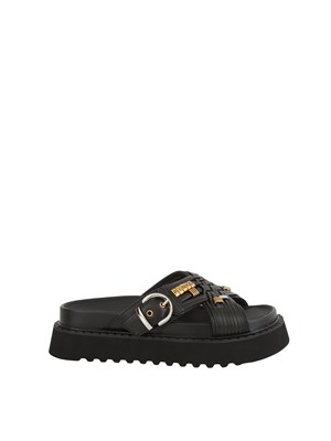 Sandali Kate Pinko in pelle nera in DONNA