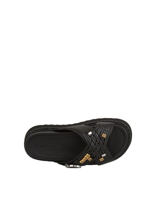 Sandali Kate Pinko in pelle nera in DONNA
