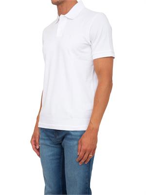 Polo Boss uomo in cotone bianco in UOMO