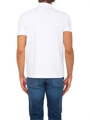 Polo Boss uomo in cotone bianco in UOMO