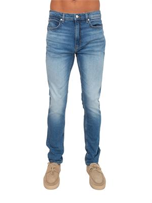 BOSS Jeans HUGO Uomo in denim chiaro effetto used in UOMO