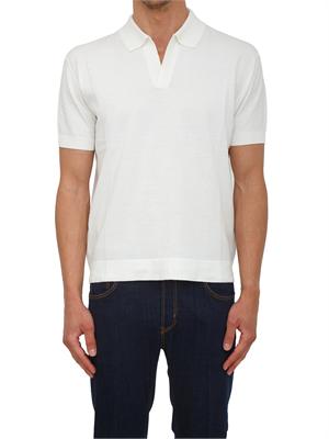 Polo Paolo Pecora in cotone bianco in UOMO