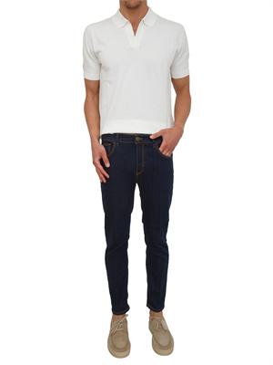 Polo Paolo Pecora in cotone bianco in UOMO