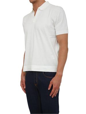 Polo Paolo Pecora in cotone bianco in UOMO