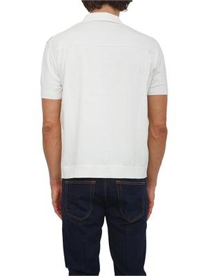 Polo Paolo Pecora in cotone bianco in UOMO