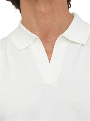 Polo Paolo Pecora in cotone bianco in UOMO
