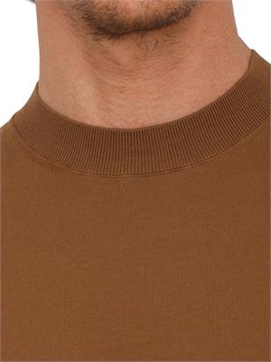 Maglia maniche corte Paolo Pecora in cotone marrone in UOMO