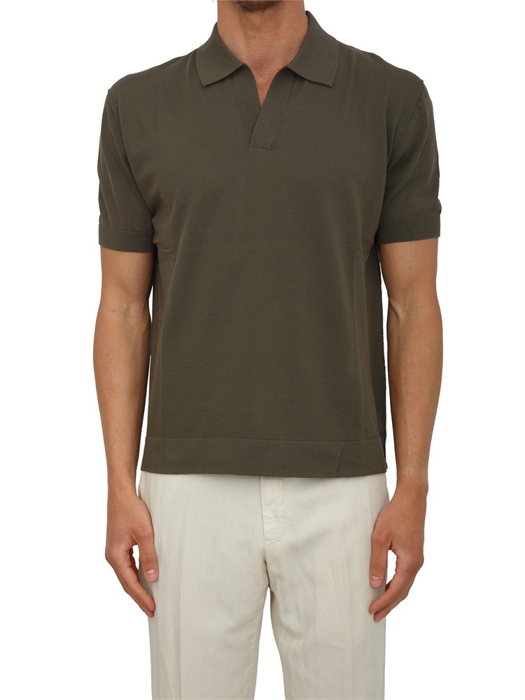 Polo Paolo Pecora in cotone verde