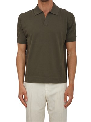 Polo Paolo Pecora in cotone verde in UOMO