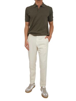 Polo Paolo Pecora in cotone verde in UOMO