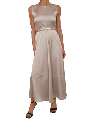 Abito EMMGITA Emme Marella in raso beige in DONNA
