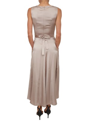 Abito EMMGITA Emme Marella in raso beige in DONNA