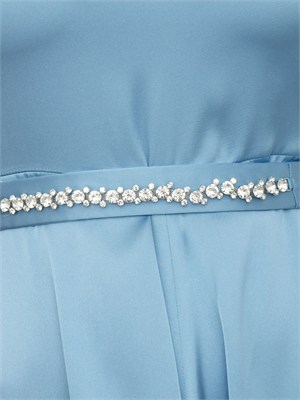 Abito EMMGITA Emme Marella in raso azzurro in DONNA