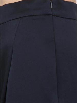 Pantaloni MSECONO Max Mara Studio in misto viscosa blu in DONNA