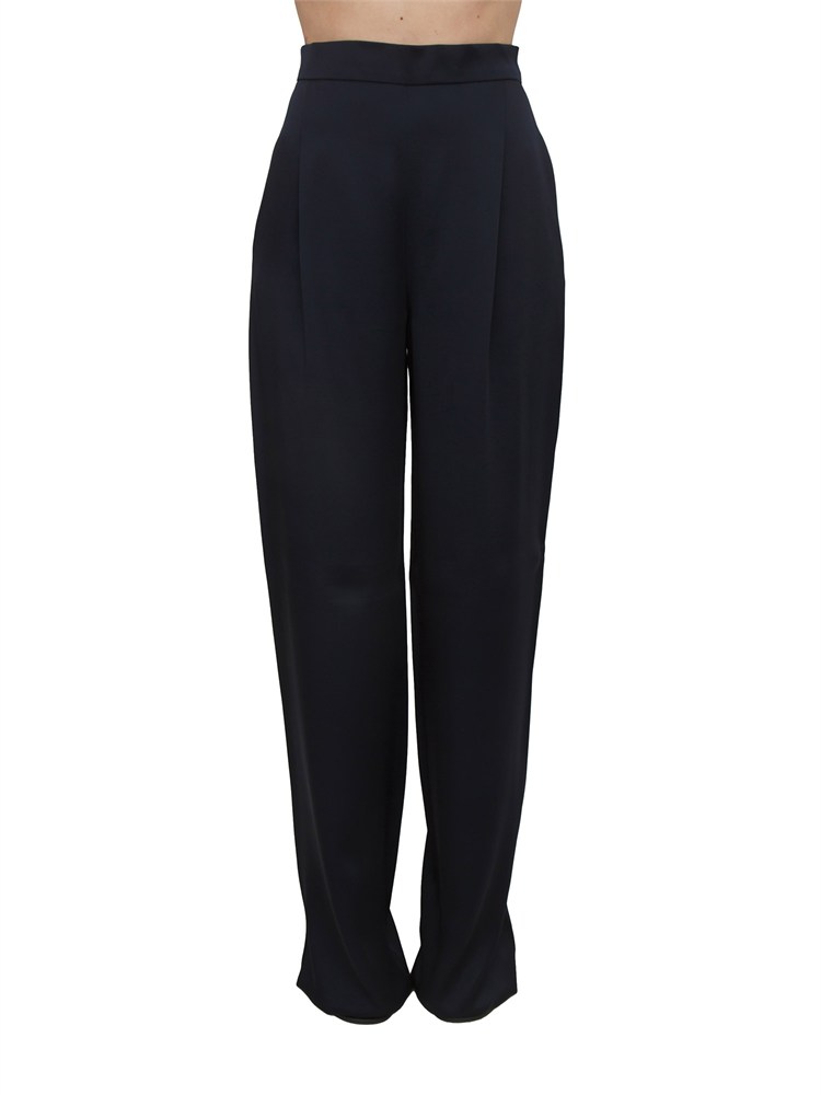 Pantaloni MSECONO Max Mara Studio in misto viscosa blu