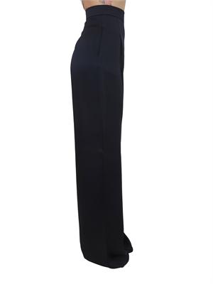 Pantaloni MSECONO Max Mara Studio in misto viscosa blu in DONNA