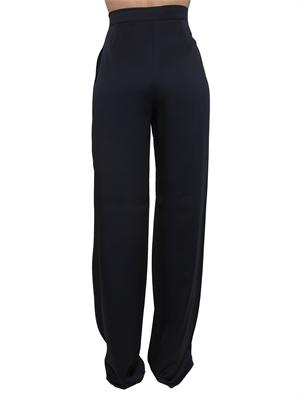 Pantaloni MSECONO Max Mara Studio in misto viscosa blu in DONNA