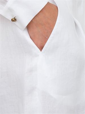 Pantalone bianco MSTTARTUFO Max Mara Studio in tela ramiÉ in DONNA