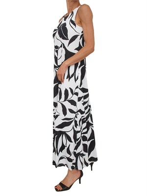 Abito fantasia nera BCHPASTE Max Mara Beachwear in viscosa in DONNA