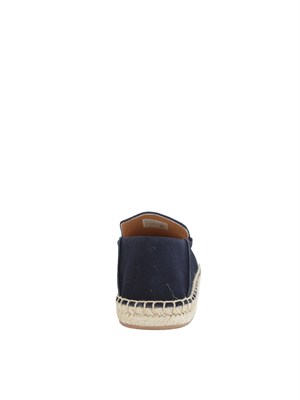 Espadrillas Boss uomo in pelle scamosciata blu in UOMO