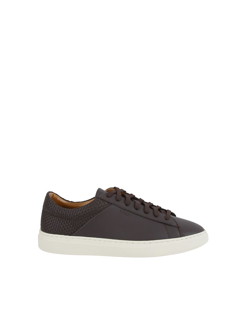 Sneakers marroni Boss uomo