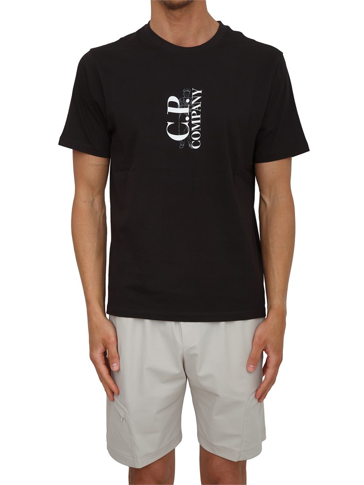 C.P. COMPANY T-shirt CP Company in cotone nero con logo
