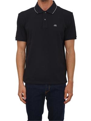 Polo C.P. Company in cotone blu in UOMO