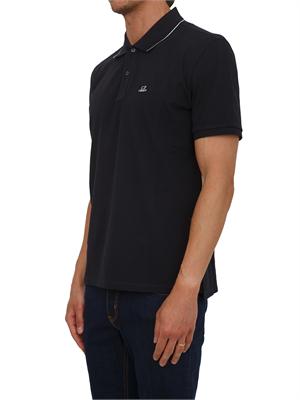 Polo C.P. Company in cotone blu in UOMO