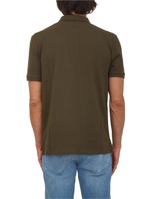 Polo C.P. Company in cotone verde kaki in UOMO