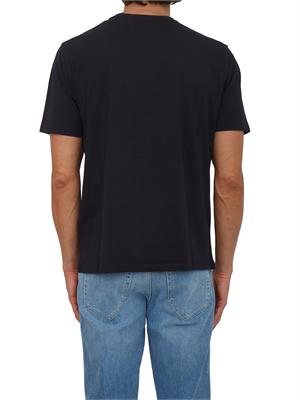 T-shirt C.P. Company in cotone blu con logo in UOMO