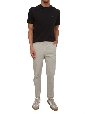 T-shirt C.P. Company in cotone nero con logo in UOMO