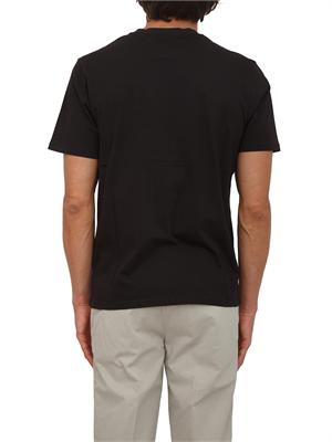 T-shirt C.P. Company in cotone nero con logo in UOMO