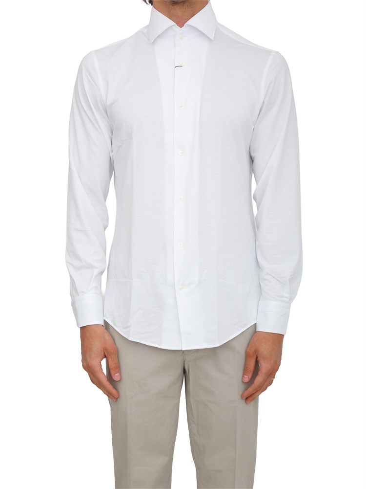 Camicia bianca Liu Jo uomo in cotone collo francese