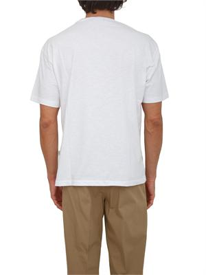 T-shirt bianca Liu Jo uomo in cotone con ricami etnici in UOMO